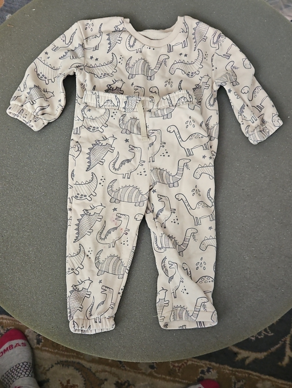 Primark 18-24m Dinosaur Print Matching Sweatsuit Tracksuit Baby/toddler